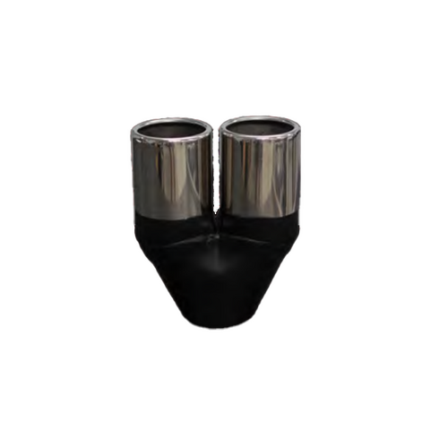 Redback Twin Exhaust Tip 2.5" Inlet Twin 3.5" Outlet 9" Long 