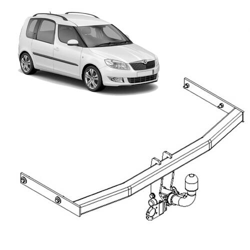 TAG Towbar European for Skoda Roomster (04/2008 - 05/2015)