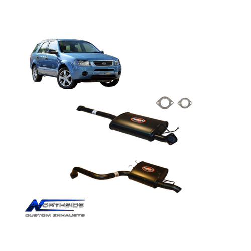 Redback 2.5" Exhaust for Ford Territory Catback Exhaust with two mufflers