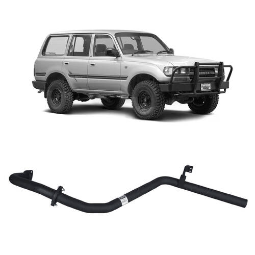 Redback Performance Tailpipe Assembly for Toyota Landcruiser 80 Series Wagon 4.2L 1HZ & 4.5L FZ (01/1990 - 02/1998)