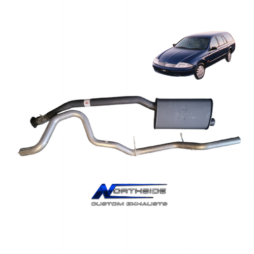 Redback 2.5" Cat Back Exhaust For Ford Falcon Ea - Au  6 Cyl Wagon