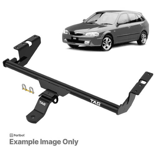 TAG Standard Duty Towbar & Universal Wiring for Mazda 323 (08/1989 - 1998), 323 Protegé (07/1994 - 09/1998), Mazda 323 (10/1989 - 06/1994), 323 Astina