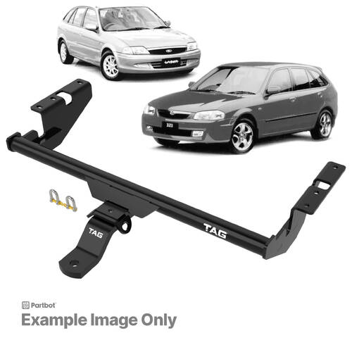 Towbar to suit Mazda 323 Protegé (05/1998 - 05/2004), 323 Astina (01/2001 - 05/2004), 323 (09/1998 - 2003), Ford Laser (03/1999 - 09/20