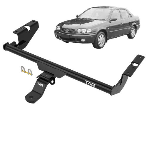 TAG Standard Duty Towbar & Direct Fit WIring for Toyota Corolla (06/1991 - 12/1999), Holden Nova (10/1994 - 1997)