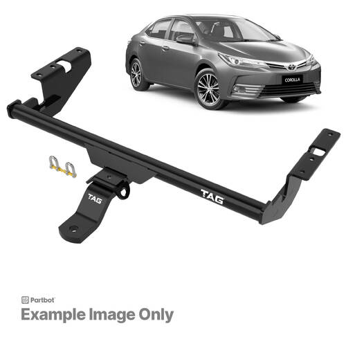 TAG Light Duty Towbar & Universal Wiring for Toyota Corolla Sedan ZRE172 (12/2013 - 08/2019)