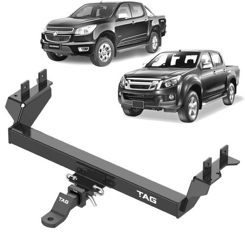 TAG Heavy Duty Towbar & Direct Fit Wiring for Holden Colorado RC (03/2008 - 06/2012), Isuzu D-MAX (01/2007 - 08/2012)