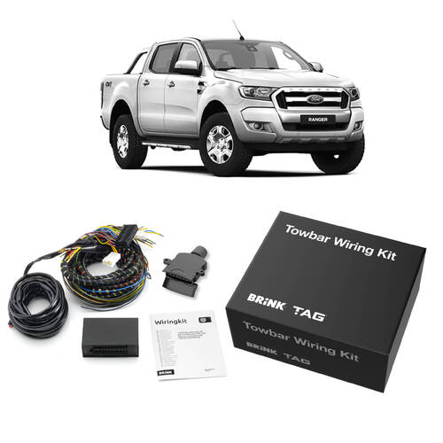 TAG Heavy Duty Towbar & Direct Fit Wiring Kit for PX1 Ford Ranger Cab Chassis Models Between (03/2014 - 07/2015) Only 