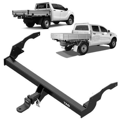 TAG Heavy Duty Towbar & Wiring Kit for Ford Ranger All PX (08/2011 - 06/2022), Mazda BT-50 UR/UP (11/2011 - 07/2020) Cab Chassis 