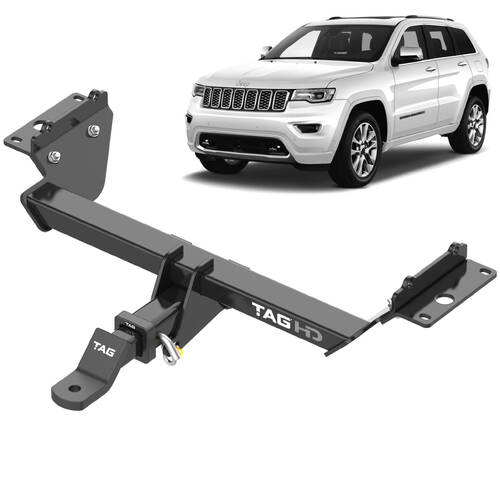 TAG Heavy Duty Towbar & Universal Wiring Kit for Jeep Grand Cherokee WK Series (11/2010 - 10/2021)