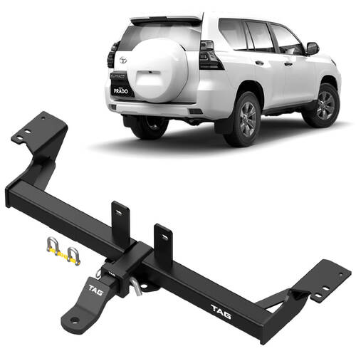 TAG Heavy Duty Towbar & Wiring Kit for Toyota Prado 120 Series (09/2002 - 10/2009)