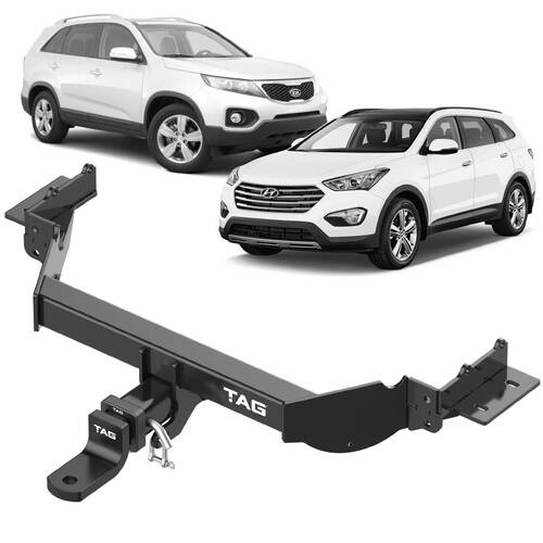 TAG Heavy Duty Towbar & Direct Fit Wiring Kit for Hyundai Santa Fe DM Series (09/2012 - 06/2018)