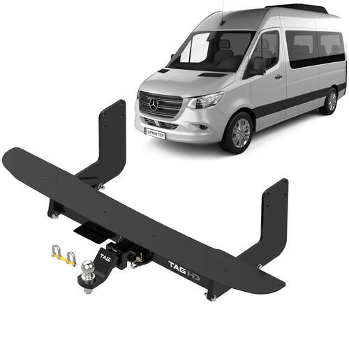 TAG Heavy Duty Towbar & Direct Fit Wiring for Mercedes-Benz Sprinter Van - 5,0T Narrow Chassis MWB (907 Series,519 Variant) (01/2019 - On)