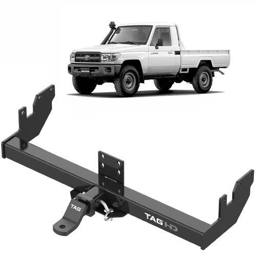 Tag Towbar for Toyota LC 75/79 Series Narrow Front (85-07/96) 2500/250kg 79 Series 8/96-7/12 3500/350kg Towbar