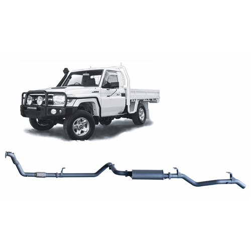 Redback Extreme Duty Exhaust for Toyota Landcruiser 79 Series 4.2L 1HZ (10/1999 - 01/2007)