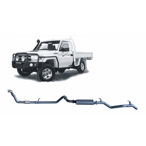 Redback Extreme Duty Exhaust for Toyota Landcruiser 79 Series 4.2L 1HZ (10/1999 - 01/2007)