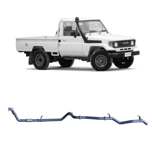 Redback Extreme Duty Exhaust for Toyota Landcruiser 75/78 Series 4.2L 1HZ (01/1990 - 09/1999)