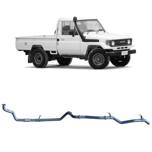 Redback Extreme Duty Exhaust to suit Toyota Landcruiser 75/78 Series 4.2L 1HZ (01/1990 - 09/1999)