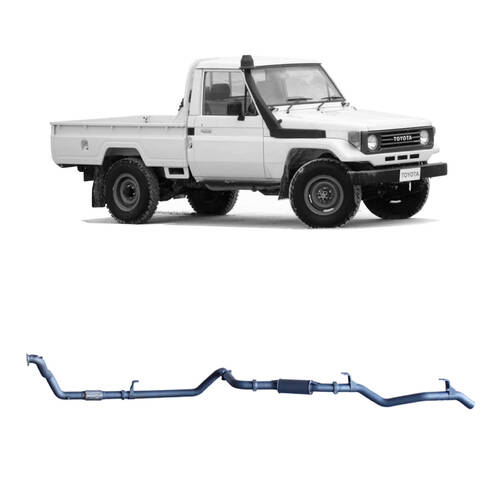 Redback Extreme Duty Exhaust to suit Toyota Landcruiser 75/78 Series 4.2L 1HZ (01/1990 - 09/1999)