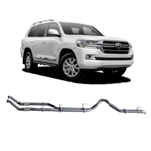 Redback Extreme Duty Exhaust for Toyota Landcruiser 200 Series 4.5L V8 Turbo Back Exhaust (2015 - on)