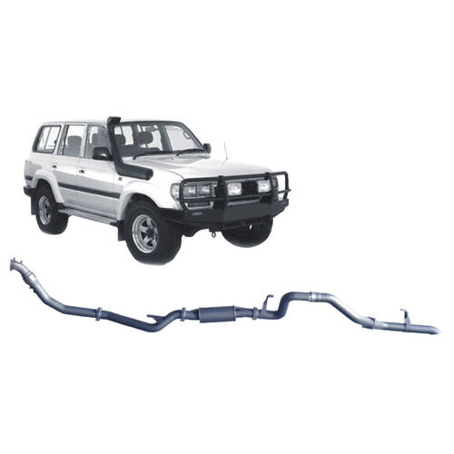 Redback Extreme Duty Exhaust to suit Toyota Landcruiser 80 Series 4.2L 1HD-T/FT (01/1990 - 02/1998)