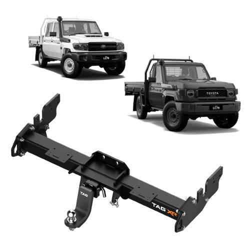 TAG Extreme Recovery Towbar & Direct Fit Wiring for Toyota Landcruiser 79 Series Single and Dual Cab (2012 - On)