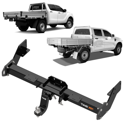 TAG Extreme Recovery Towbar & Direct Fit Wiring For Ford Ranger PX2 & PX3 Cab Chassis (08/2015 - 05/2022)