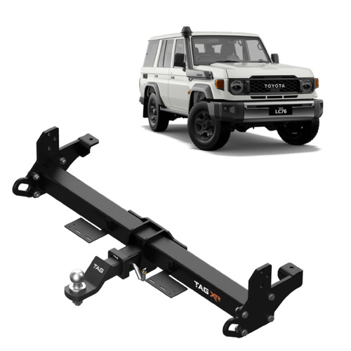 TAG Extreme Recovery Towbar & Direct Fit Wiring for Toyota Landcruiser 76 Series Wagon (03/2007 - On)