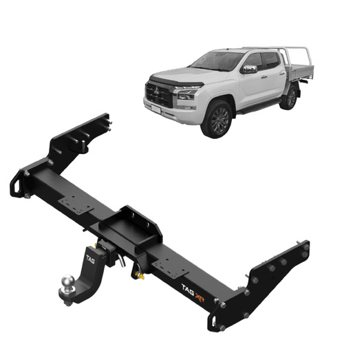 TAG 4x4 Recovery Towbar & Direct Fit Wiring for Mitsubishi Triton MV Cab Chassis (02/2024-on)