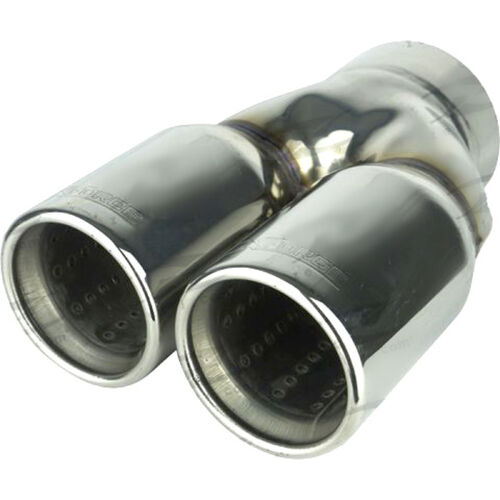 Y-Piece / Double Walled /Straight Cut - In 3-1/2", Out 80mm, L 8"