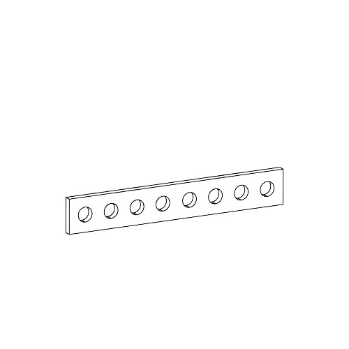 Exhaust Brackets - Universal, Perforated strip