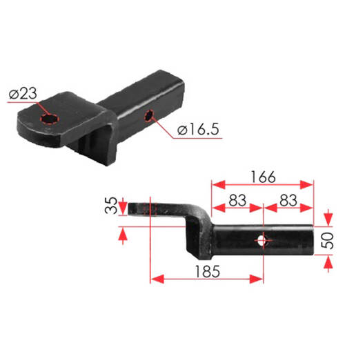 Class 4 heavy duty, 166mm long box